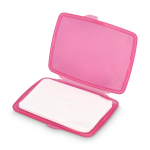 Set de pastilles de savon à usage unique dans un étui 20 pcs couleur rose deuxième vue