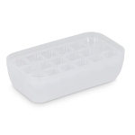 Bac à glaçons en plastique avec éjection par bouton couleur blanc cinquième vue