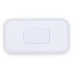 Bac à glaçons en plastique avec éjection par bouton couleur blanc neuvième vue