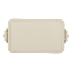 Lunch box à double étage avec clips de fermeture et couverts 1,55 L couleur beige sixième vue