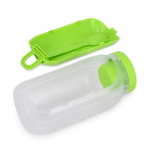 Lunch box multifonction avec couvercle à visser et couverts couleur vert lime quatrière vue