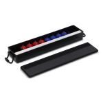 Jeu compact de curling de table portable avec boîte de rangement couleur noir deuxième vue