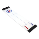 Jeu compact de curling de table portable avec boîte de rangement couleur noir quatrière vue