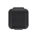 Pilulier compact en plastique avec plusieurs compartiments couleur noir septième vue