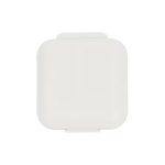 Pilulier compact en plastique avec plusieurs compartiments couleur blanc septième vue