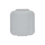 Pilulier compact en plastique avec plusieurs compartiments couleur gris septième vue