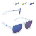 Lunettes de soleil recyclées à effet miroir avec protection UV400