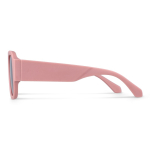 Lunettes de soleil en plastique dur recyclé avec protection UV400 couleur rose pastel quatrière vue