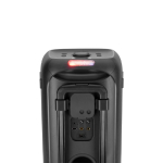 Enceinte à roulettes avec lumières multicolores Fresh'n Rebel 640 W couleur noir quatrière vue