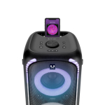 Enceinte à roulettes avec lumières multicolores Fresh'n Rebel 640 W couleur noir cinquième vue