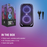 Enceinte à roulettes avec lumières multicolores Fresh'n Rebel 640 W couleur noir neuvième vue