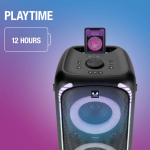 Enceinte à roulettes avec lumières multicolores Fresh'n Rebel 640 W couleur noir