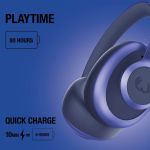 Casque arceau avec contrôle du volume Fresh'n Rebel Clam Blaze 2 couleur bleu neuvième vue