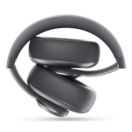 Casque arceau avec contrôle du volume Fresh'n Rebel Clam Blaze 2 couleur gris foncé troisième vue