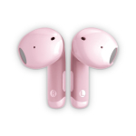 Écouteurs sans fil avec boutons cliquables Fresh'n Rebel Twins Core 2 couleur rose quatrière vue