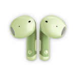 Écouteurs sans fil avec boutons cliquables Fresh'n Rebel Twins Core 2 couleur vert lime quatrière vue