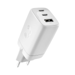 Chargeur rapide avec triple port 1 USB-A et 2 USB-C Fresh'n Rebel 67 W couleur gris clair deuxième vue