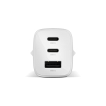 Chargeur rapide avec triple port 1 USB-A et 2 USB-C Fresh'n Rebel 67 W couleur gris clair