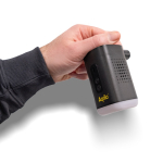 Pompe à air sans fil rechargeable USB-C 3 en 1 avec lumière couleur noir deuxième vue