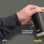 Pompe à air sans fil rechargeable USB-C 3 en 1 avec lumière couleur noir cinquième vue