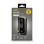 Compresseur portable à gonflage rapide avec lampe et batterie 4000 mAh couleur noir