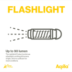 Lampe rechargeable avec 10 h d’autonomie et charge USB-C couleur noir huitième vue
