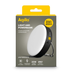 Lampe torche d’extérieur 300 lumens avec batterie externe 10 000 mAh couleur noir neuvième vue
