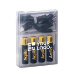 Lot de 4 piles AAA rechargeables avec connexion USB-C de 600 mAh vue principale