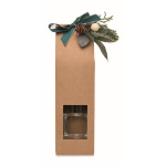 Coffret avec diffuseur en verre et bougie parfumée à la vanille couleur beige septième vue