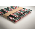Nappe en coton à carreaux avec 4 serviettes incluses 200 g/m² couleur multicolore sixième vue photographique