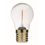 Ampoule LED avec filament en forme de cœur, fonctionnant avec piles couleur fuchsia fluorescent septième vue