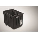 Organisateur en RPET pliable multifonction avec poignées et poches couleur noir sixième vue photographique