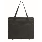 Organisateur en RPET pliable multifonction avec poignées et poches couleur noir huitième vue