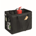Organisateur en RPET pliable multifonction avec poignées et poches couleur noir