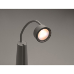 Lampe de bureau et lampe torche 2 en 1, réglable sur 3 modes couleur blanc vue photographique
