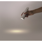 Lampe de bureau et lampe torche 2 en 1, réglable sur 3 modes couleur blanc vue photographique