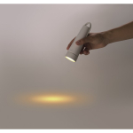 Lampe de bureau et lampe torche 2 en 1, réglable sur 3 modes couleur blanc vue photographique