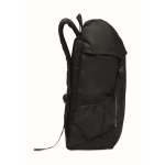Sac à dos de sport en RPET 600D avec détails réfléchissants 15 L couleur noir