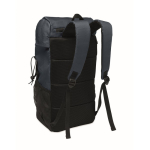 Sac à dos de sport en RPET 600D avec détails réfléchissants 15 L couleur bleu deuxième vue