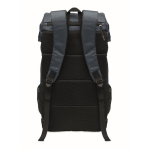 Sac à dos de sport en RPET 600D avec détails réfléchissants 15 L couleur bleu quatrième vue