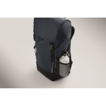Sac à dos de sport en RPET 600D avec détails réfléchissants 15 L couleur bleu sixième vue photographique