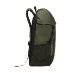 Sac à dos de sport en RPET 600D avec détails réfléchissants 15 L couleur vert foncé