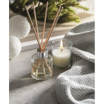 Set parfum vanille avec diffuseur de parfum et bougie en cire végétale couleur transparent troisième vue d'ambiance