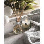 Set parfum vanille avec diffuseur de parfum et bougie en cire végétale couleur transparent troisième vue d'ambiance 2