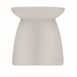 Set diffuseur d'arômes en céramique avec bougie et huile de vanille couleur blanc neuvième vue