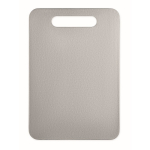 Petite planche à découper en inox pour un usage professionnel couleur argenté