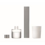 Coffret aromatique avec diffuseur de parfum et bougie en cire végétale couleur blanc cinquième vue