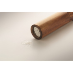 Set de moulins à sel et à poivre en bois d’acacia avec base couleur bois cinquième vue photographique