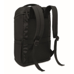 Sac à dos pour ordinateur en PU, doublure en RPET et compartiment 15'' couleur noir deuxième vue