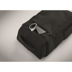 Sac à dos pour ordinateur en PU, doublure en RPET et compartiment 15'' couleur noir vue thématique photographique